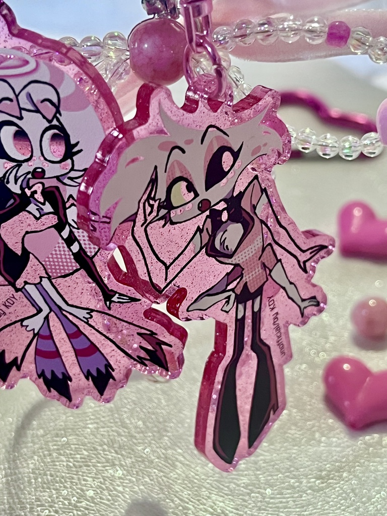 エンジェル&モリー リボンチャームアクキー