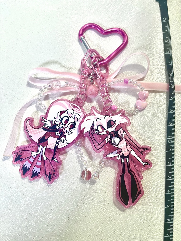 エンジェル&モリー リボンチャームアクキー