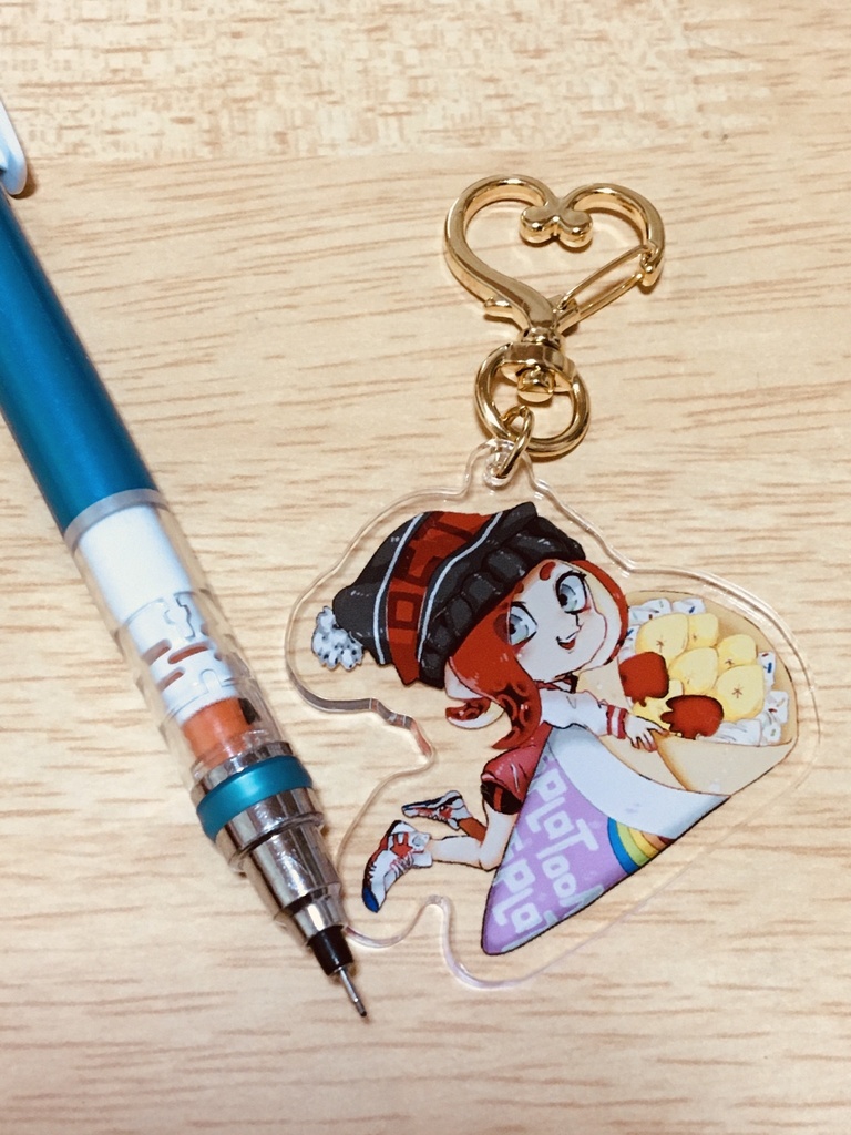 マイイカタコ アクリルキーホルダー