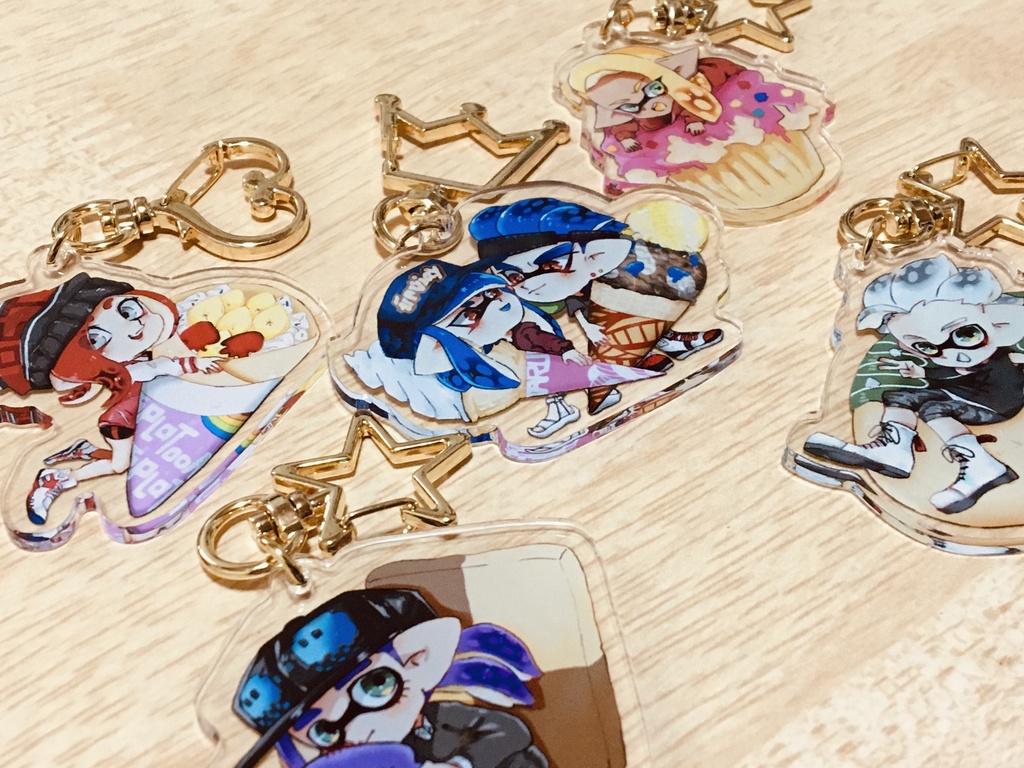 マイイカタコ アクリルキーホルダー