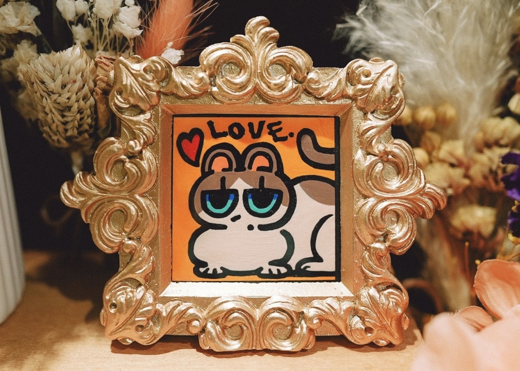 ミニ原画 “ LOVE ” 