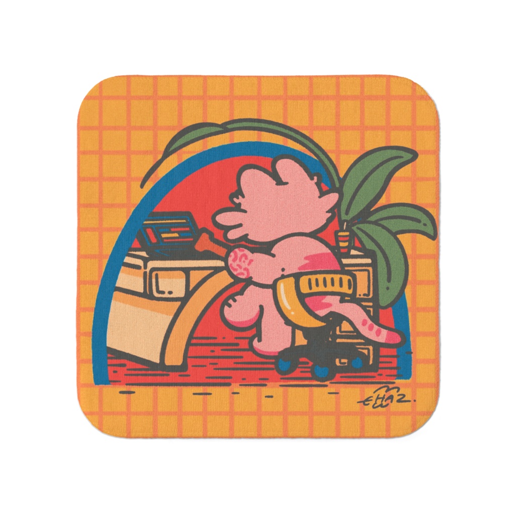 作曲中タオル