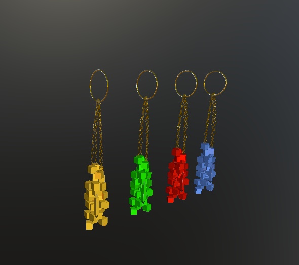 ブロックイヤリング