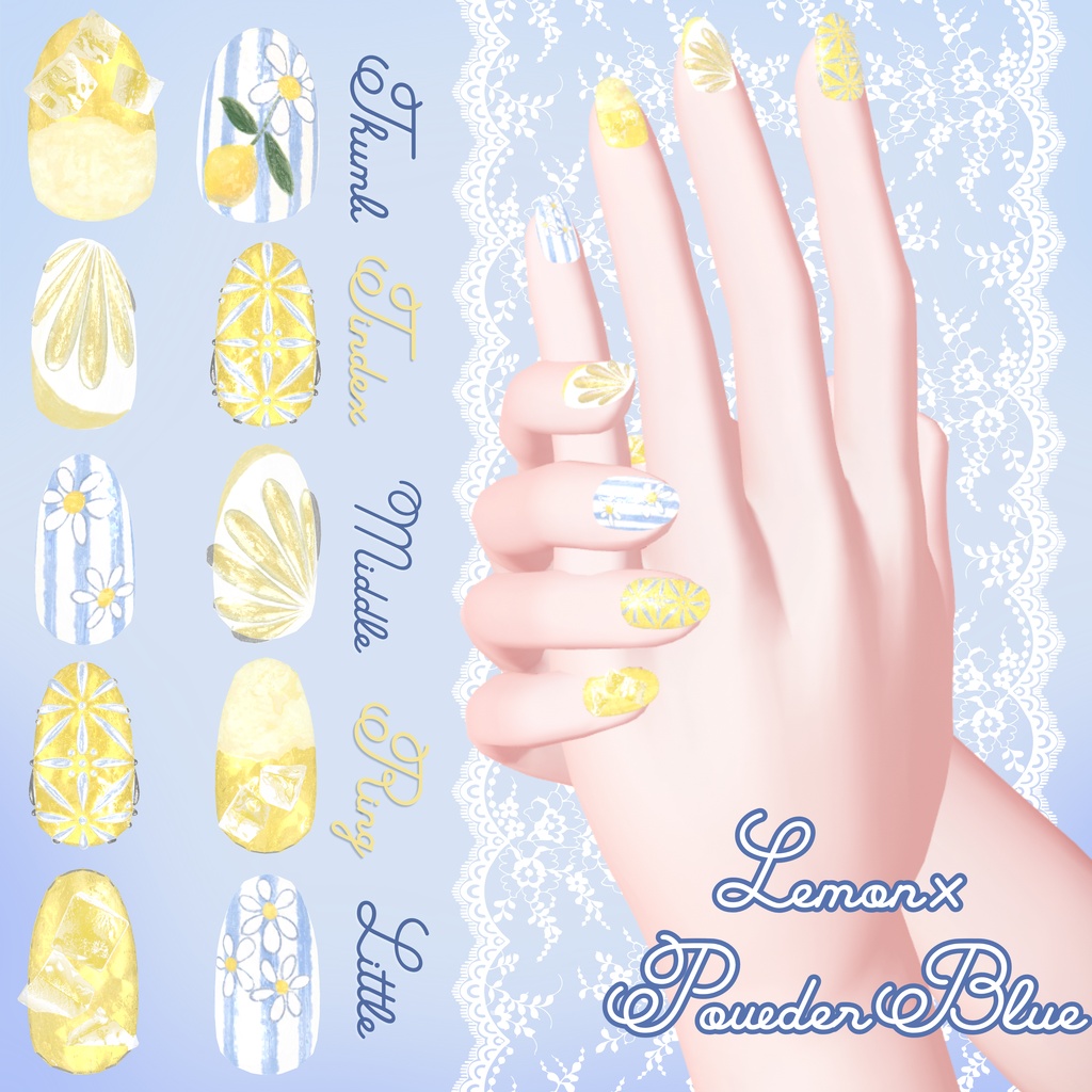 【無料あり】🍋FruitSodaNails🍹【13アバター対応】