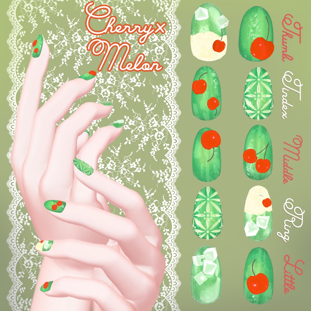 【無料あり】🍋FruitSodaNails🍹【13アバター対応】