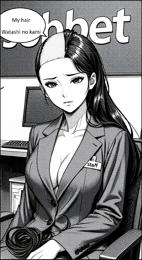 「Trestan」 Ch. 05 カンボジア詐欺事件：テーブル係員 (Cambodia Scam Compound: Table Attendant). 剃髪+散髪+断髪+剃髪+長髪+短髪