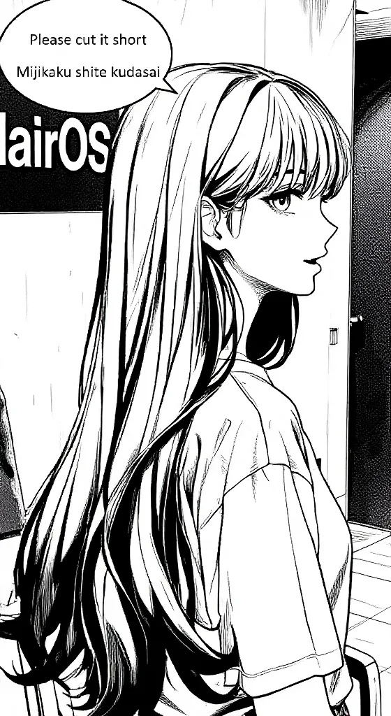 「HairOS」 Ch. 02 一般のお客様 (Casual Customers) 剃髪+散髪+断髪+剃髪+長髪+短髪