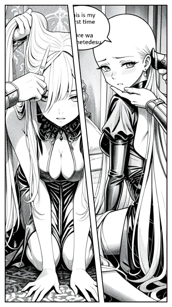 SPECIAL マンガ: Liquid Bullet Series (Queen of Cosplay) / リキッドバレットシリーズ 剃髪+散髪+断髪+剃髪+長髪+短髪