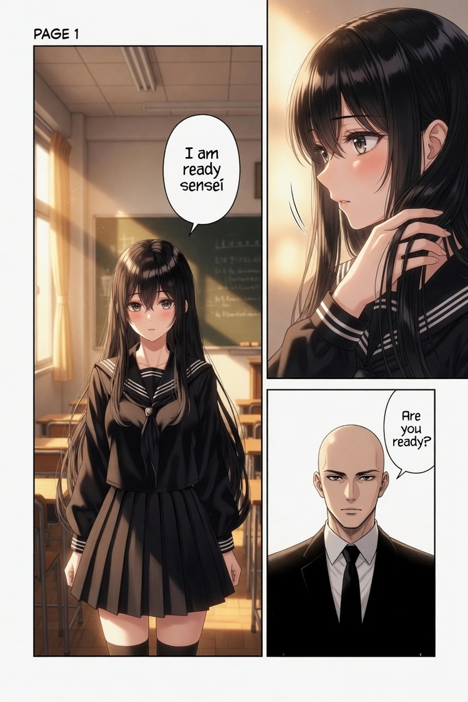 「Hairytale Manga」 Trestan 'Enterprise' Vol. 01 (Ch.01 - Ch. 08). 剃髪 散髪 断髪 剃髪 長髪 短髪