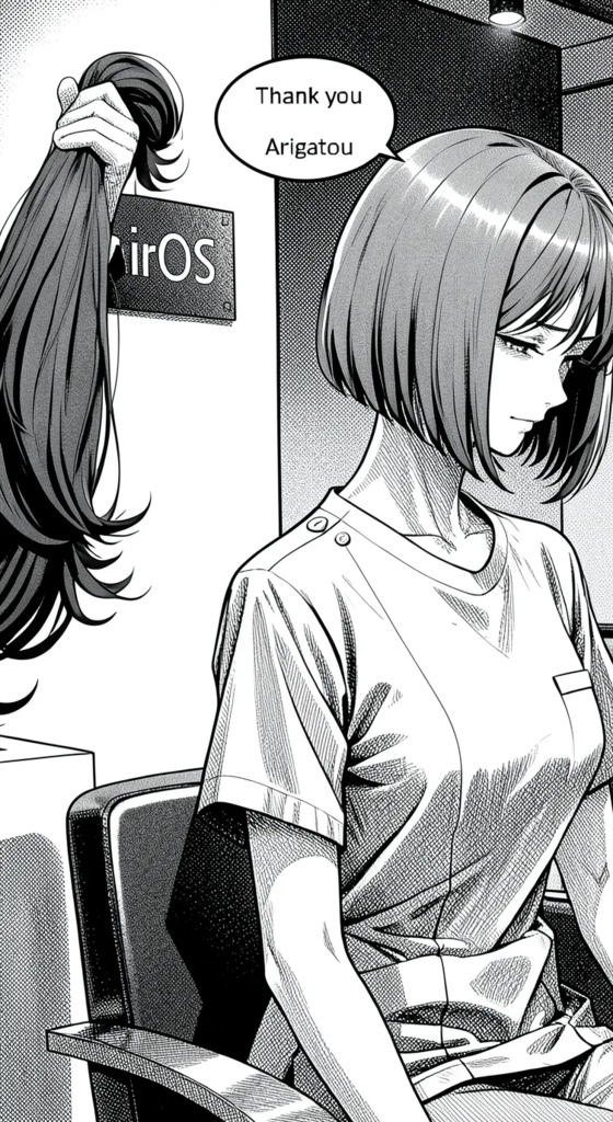 「HairOS」 Ch. 05 (Convini Contract) 剃髪 散髪 断髪 剃髪 長髪 短髪