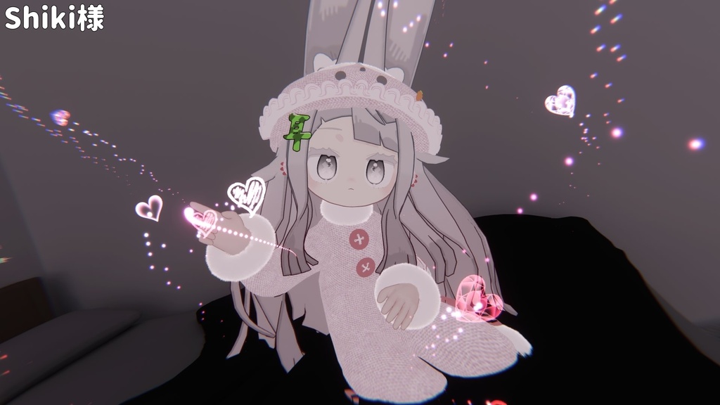 【MA対応】うさもこロンパース(キプフェル・ネメシス・みみのこ・ぽん・ちゅね・めかぶ・アルカ対応)