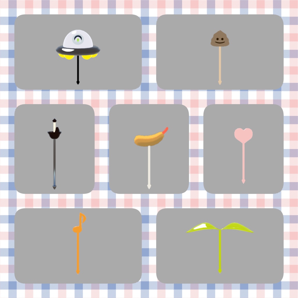 【全アバター対応】おべんとうピック(21種類入)