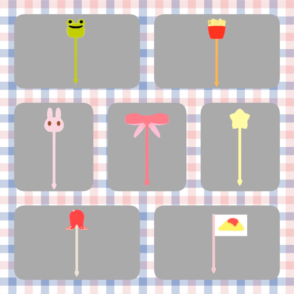 【全アバター対応】おべんとうピック(21種類入)