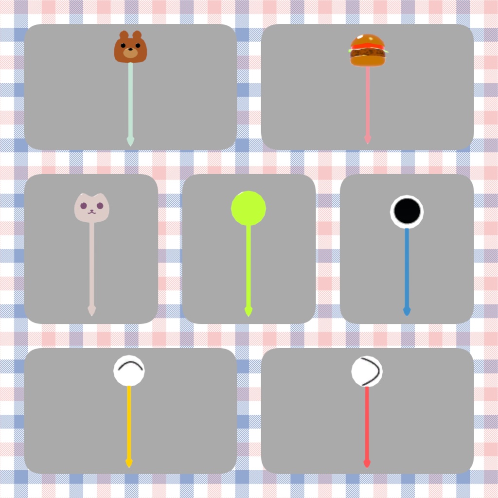 【全アバター対応】おべんとうピック(21種類入)