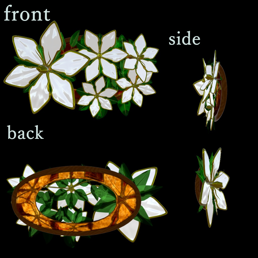 【12/3終売】【全アバター対応】グロスガーデニアバレッタ