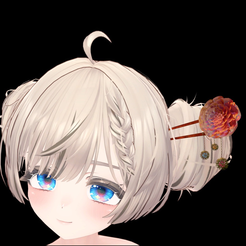 【全アバター対応】マリーゴールドかんざし