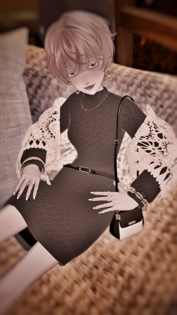 【MA対応】ニットワンピース+