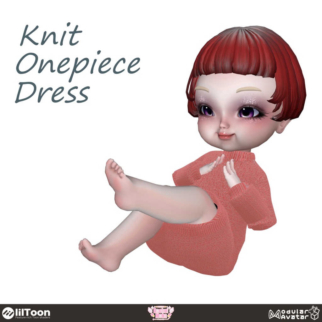 【MA対応】ニットワンピース+