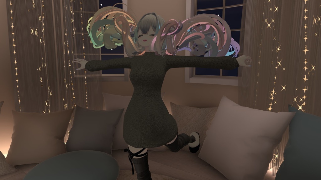 【MA対応】ニットワンピース+