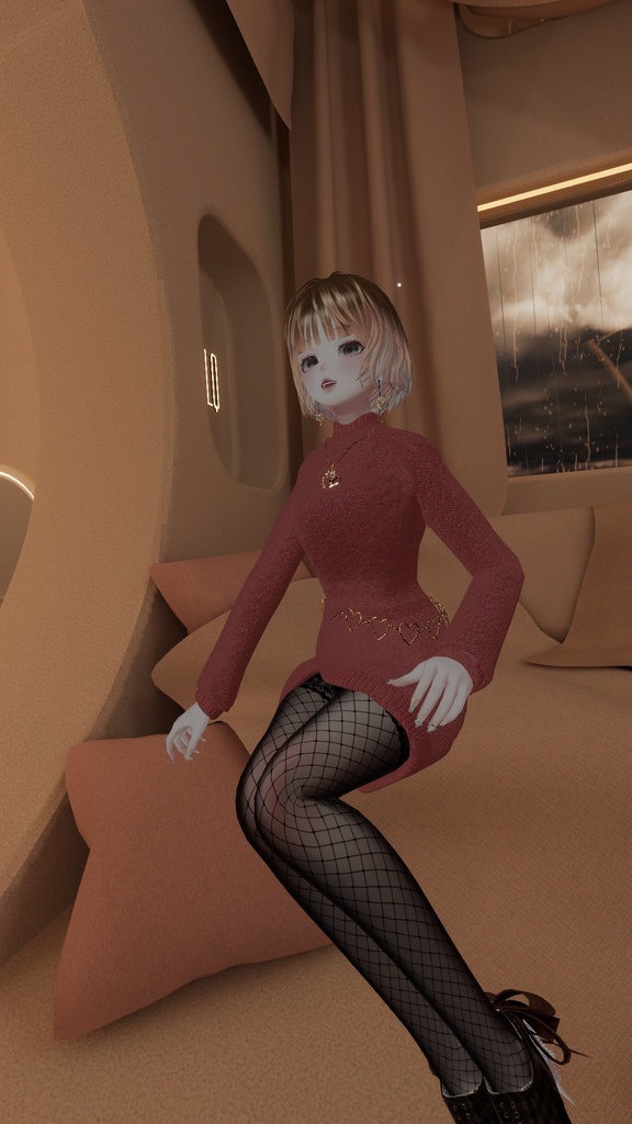 【MA対応】ニットワンピース+