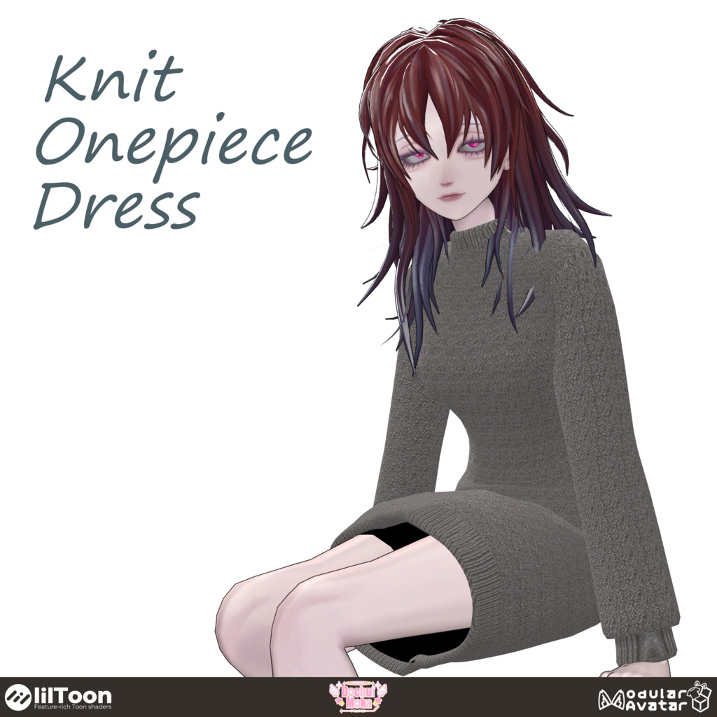【MA対応】ニットワンピース+