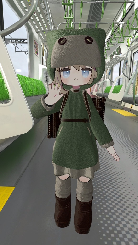 【まめふれんず対応】ぼうけんワンピ