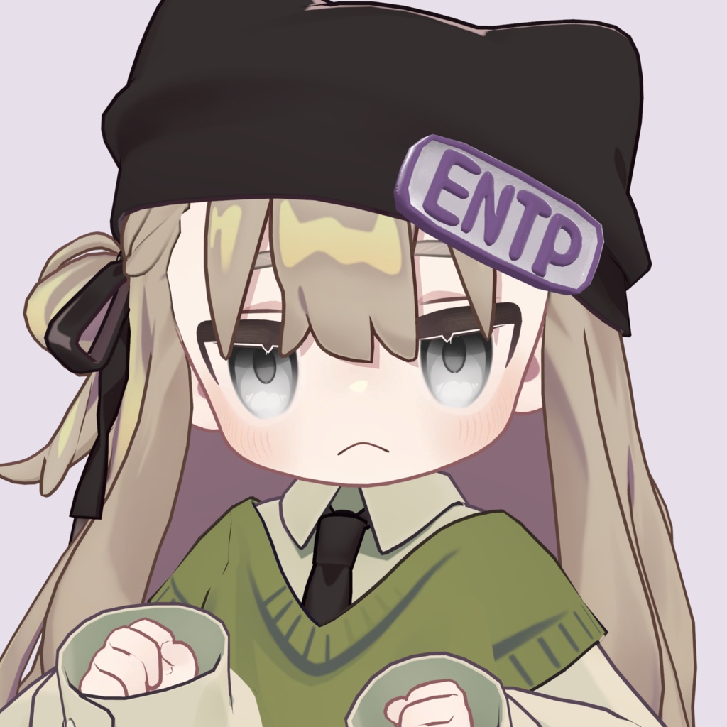 【全アバター対応】MBTIプレートアクセサリー