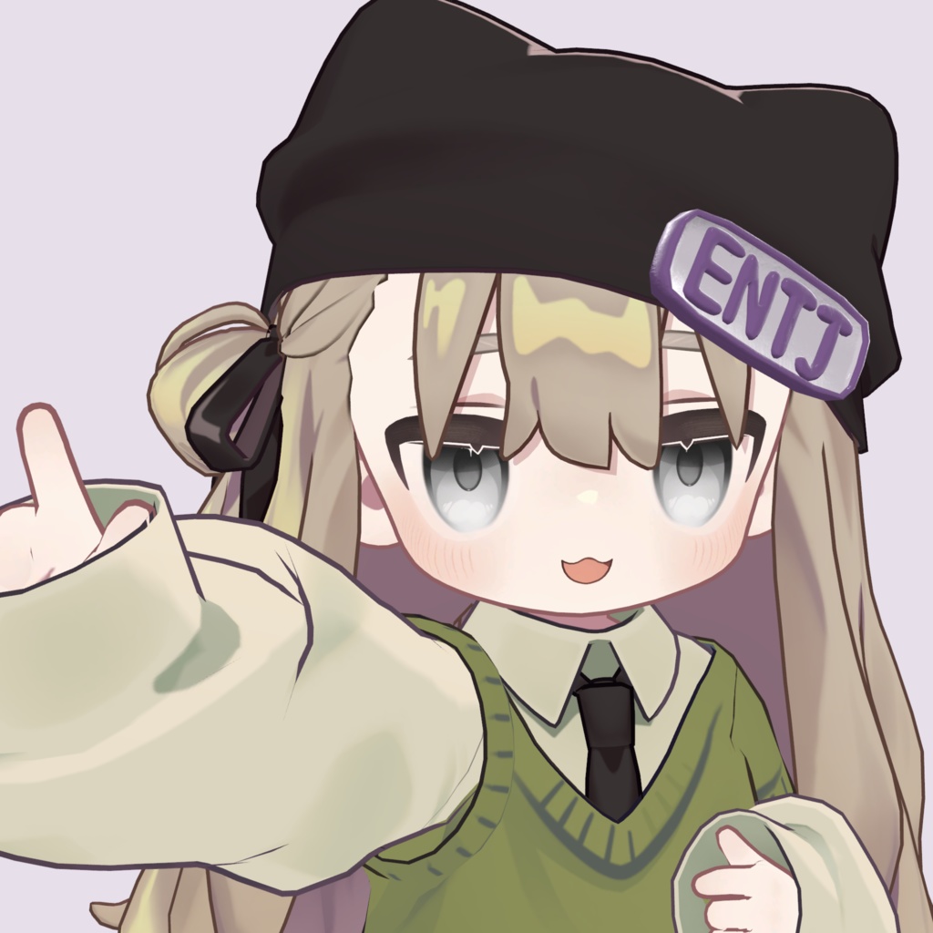 【全アバター対応】MBTIプレートアクセサリー