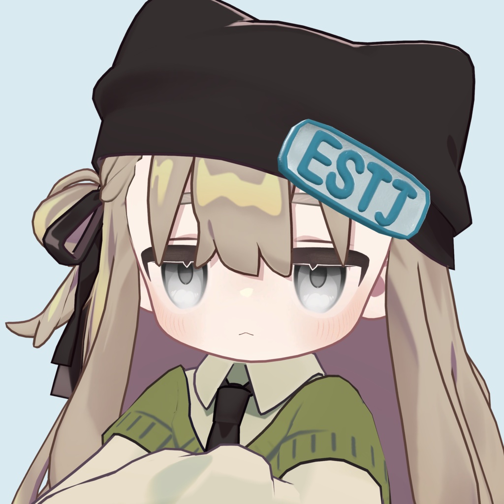 【全アバター対応】MBTIプレートアクセサリー