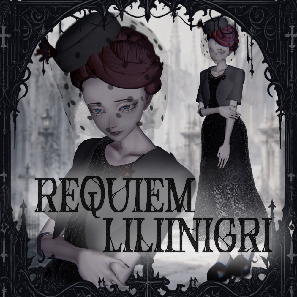 【Velnica専用衣装セット】RequiemLiliiNigri