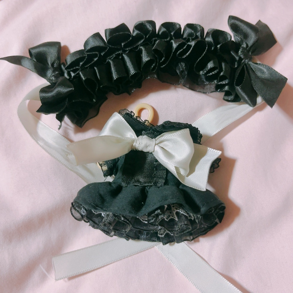 ぱぺっとちゃーむ ゴスロリ ワンピース 黒 B001