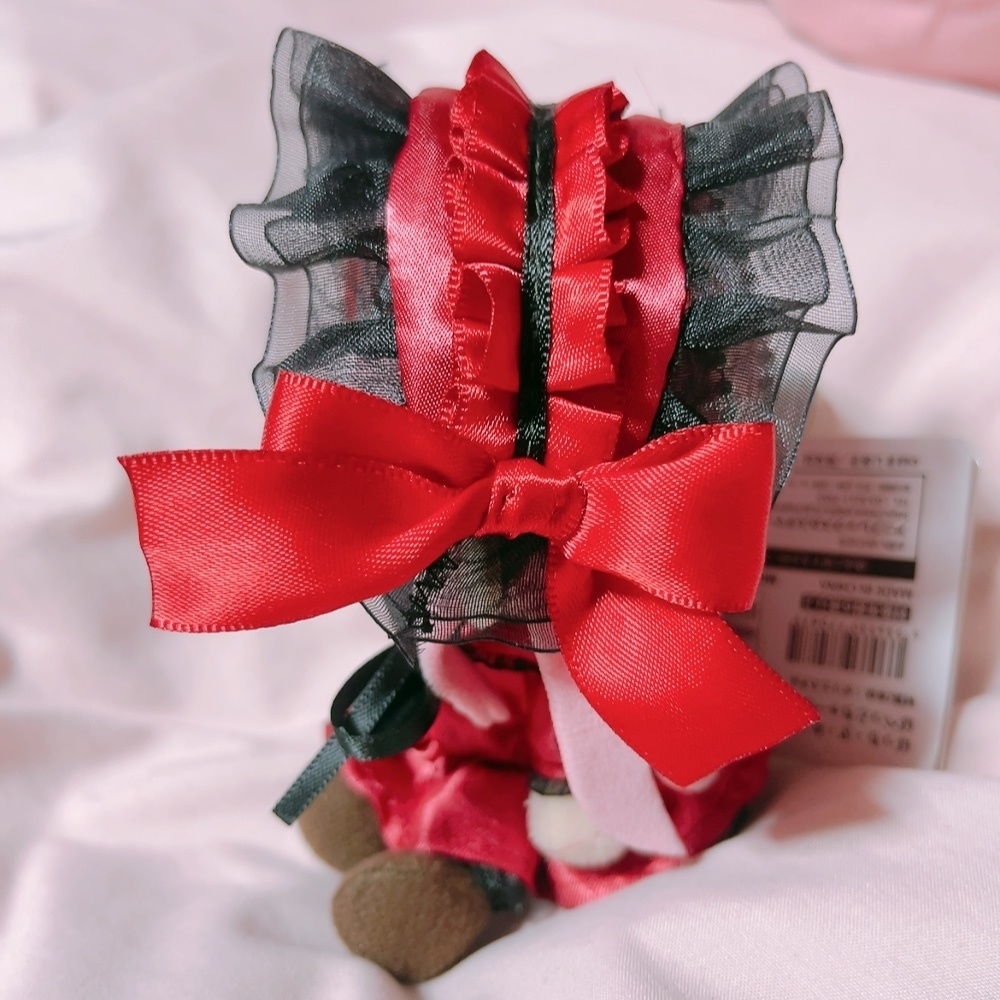 ぱぺっとちゃーむ ゴスロリ ワンピース 赤 黒 RD001