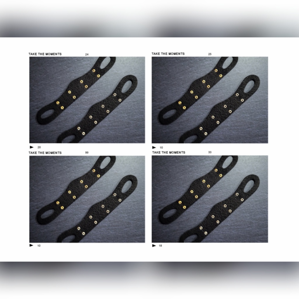 Eyelet MASK ( Gold/Silver set )