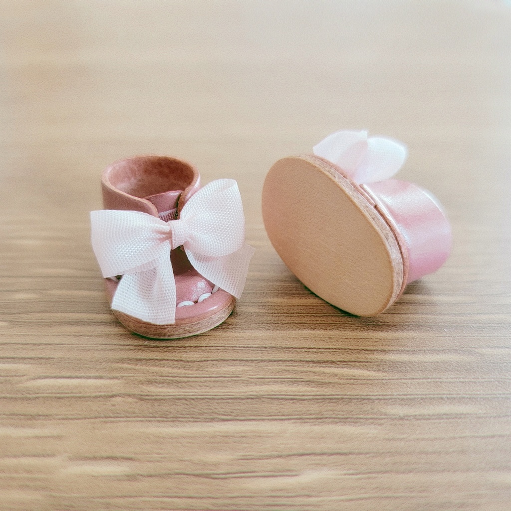 桜色 Ribbon Boots