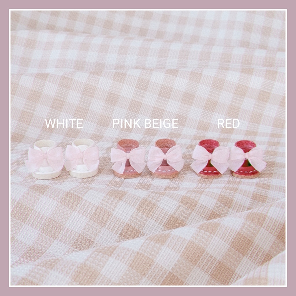 桜色 Ribbon Boots
