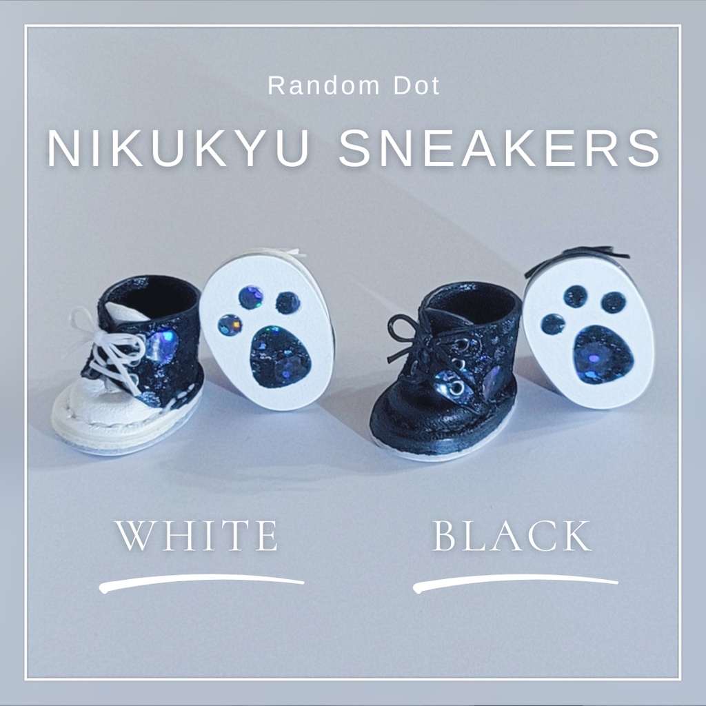 再頒布✕ Nikukyu Sneakers ( Random Dot )