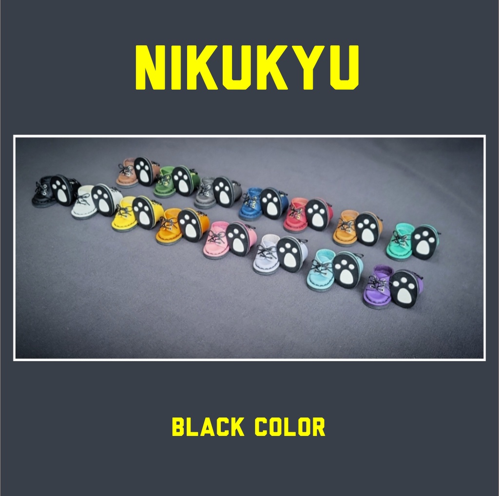 Nikukyu Sneakers ( BLACK )