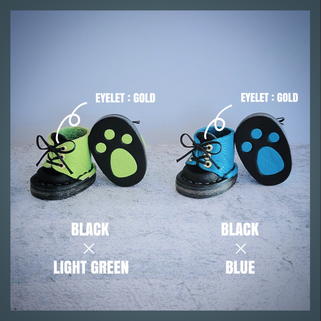 Nikukyu Sneakers ( Light Green / Blue )