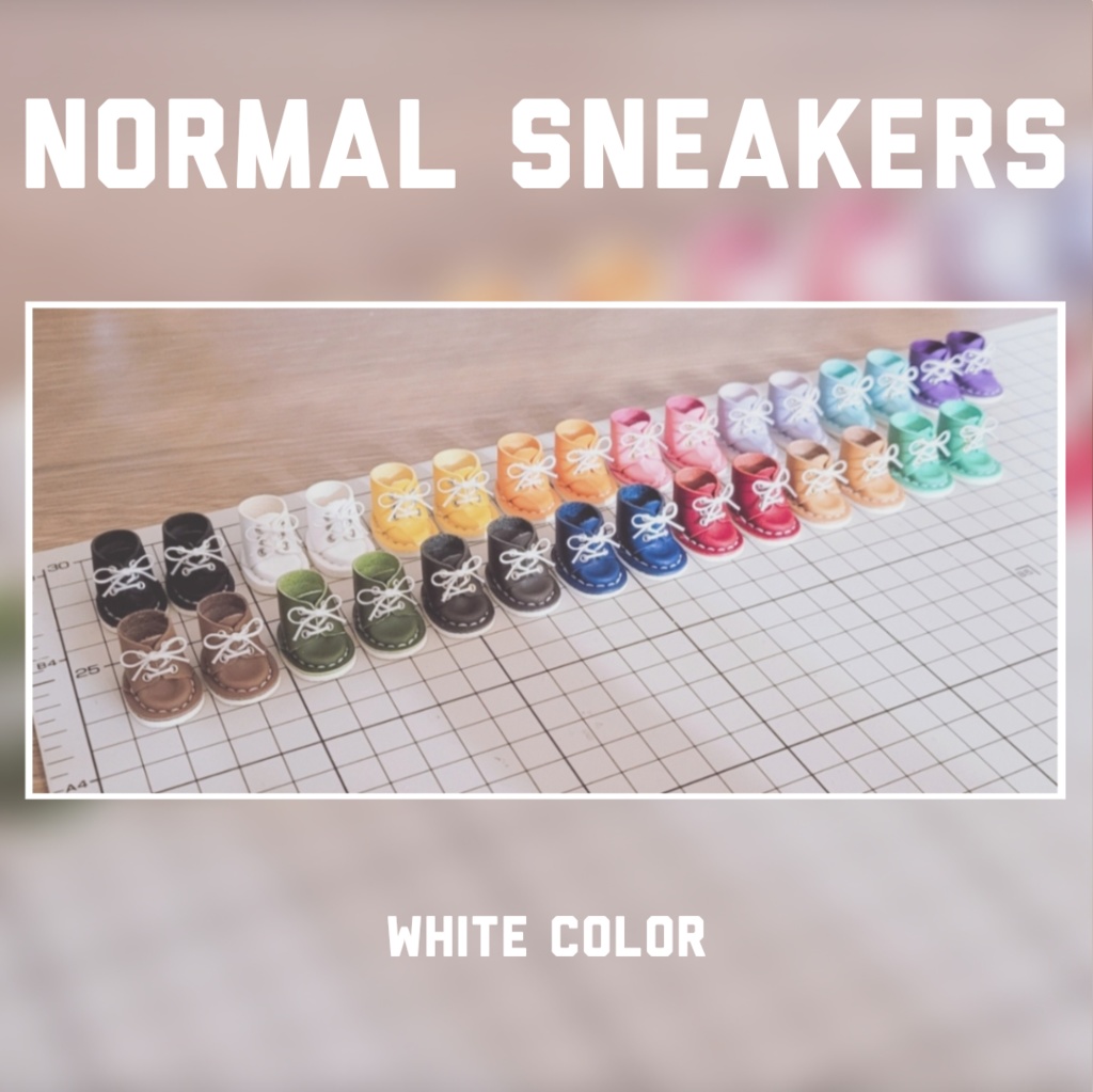 Normal Sneakers (肉球なし/靴底ホワイト)