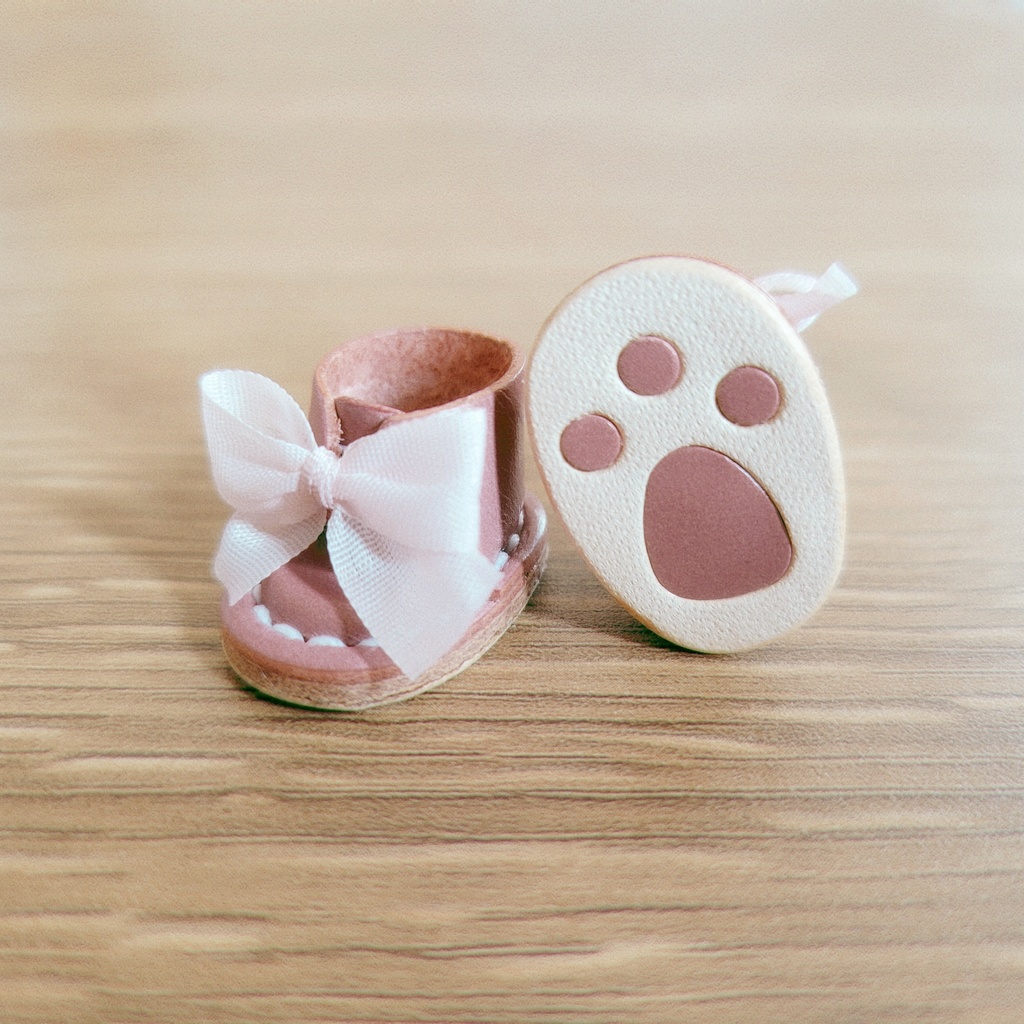桜色 Ribbon Boots ( 肉球🐾 )