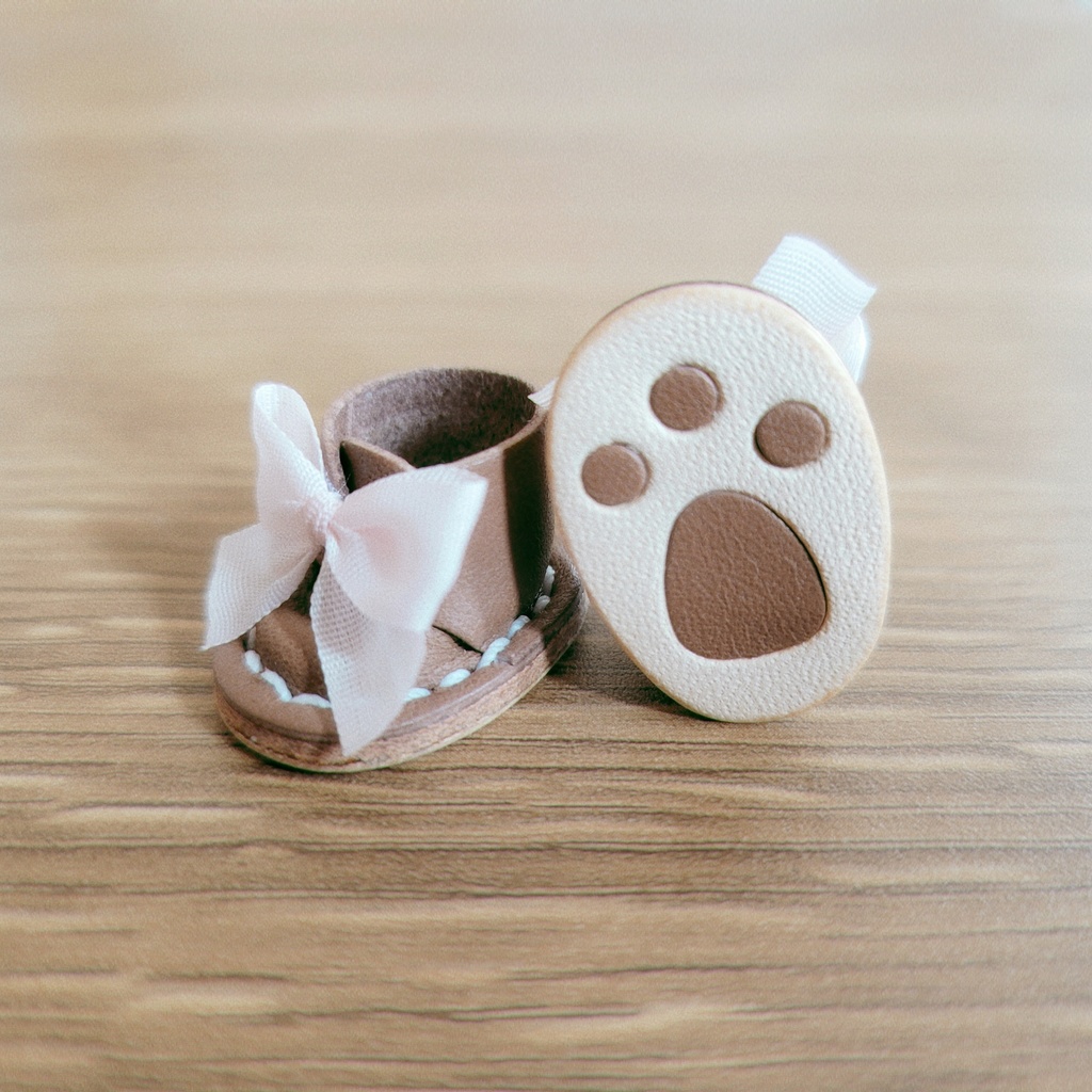 桜色 Ribbon Boots ( 肉球🐾 )