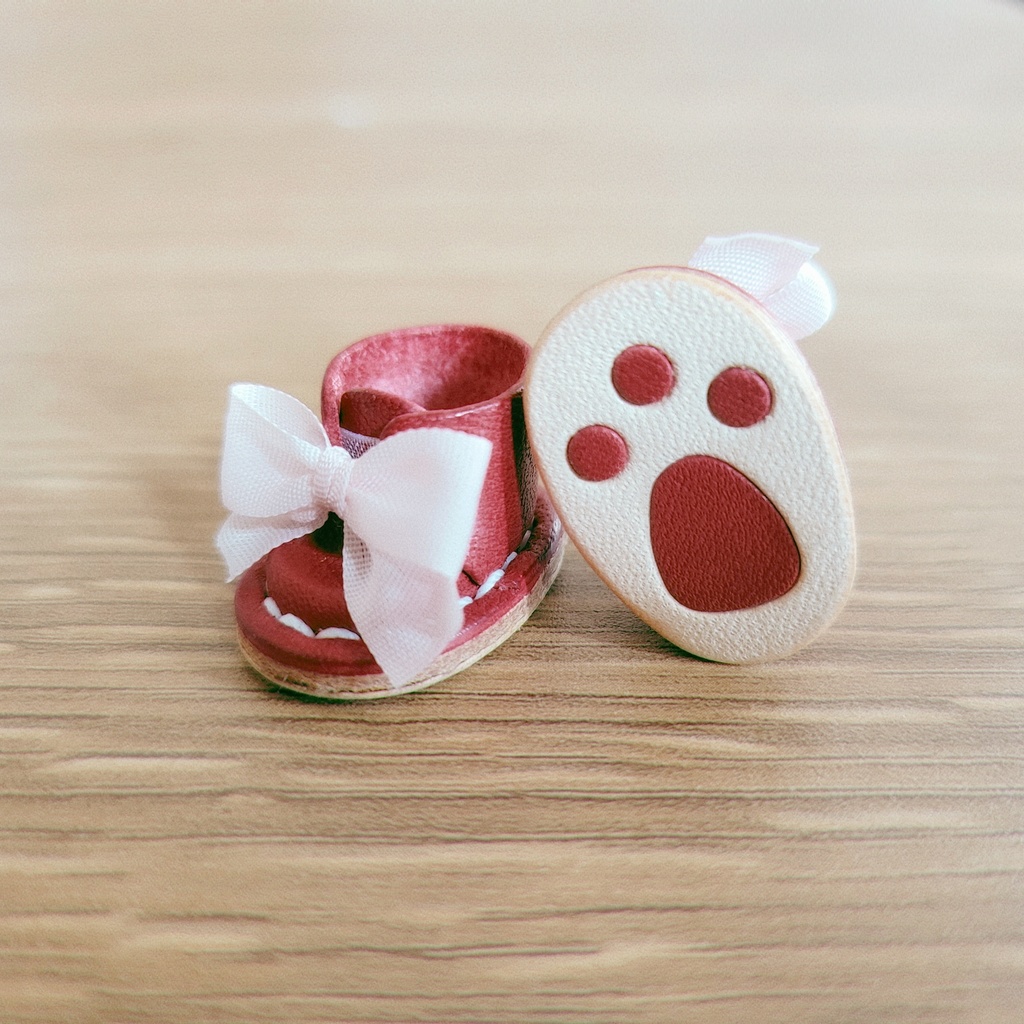 桜色 Ribbon Boots ( 肉球🐾 )