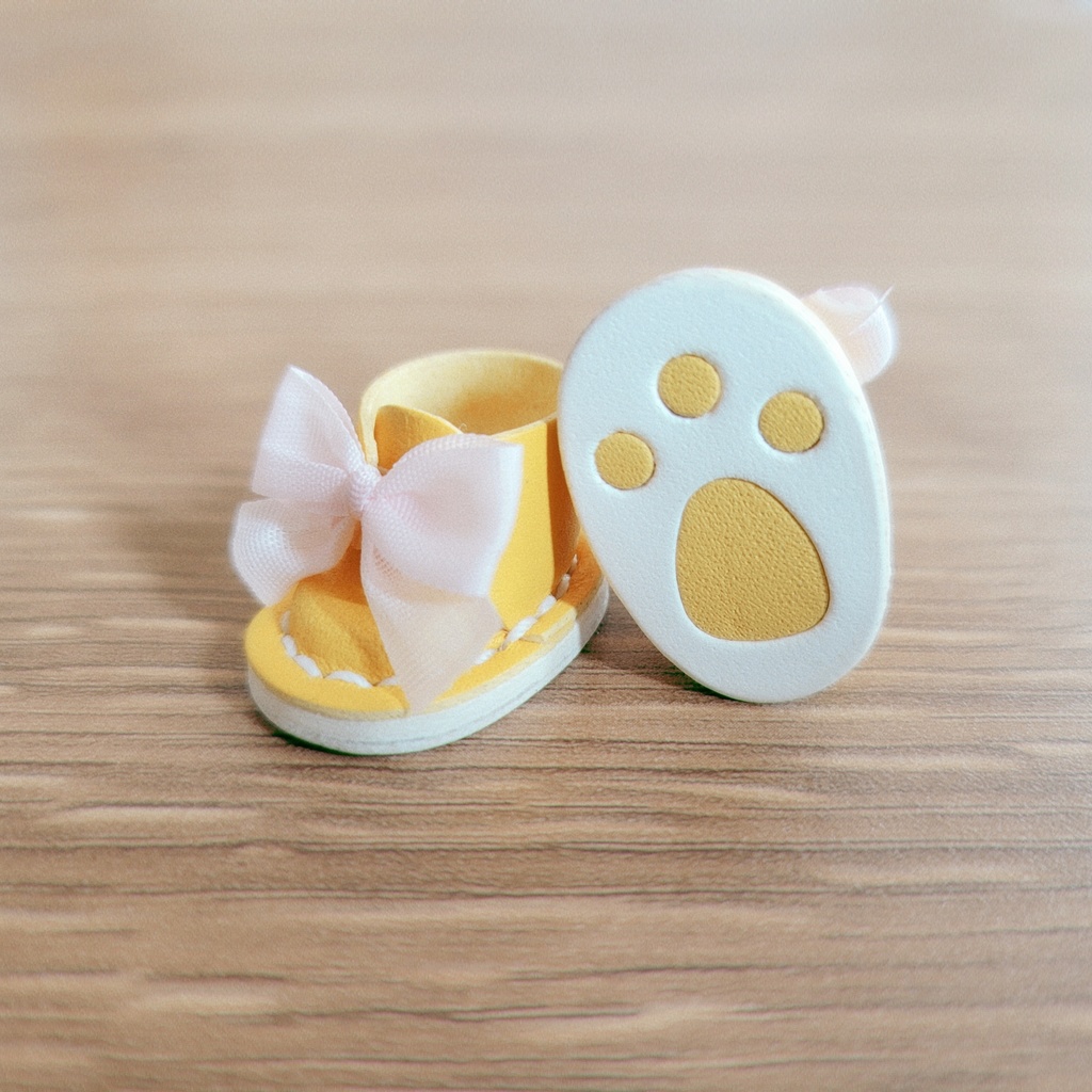 桜色 Ribbon Boots ( 肉球🐾 )