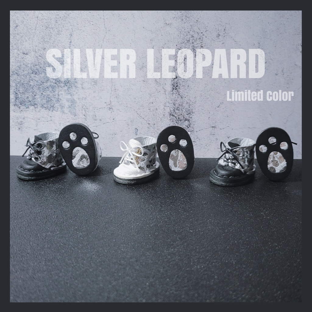 Nikukyu Sneakers ( Silver Leopard ) 再頒✕