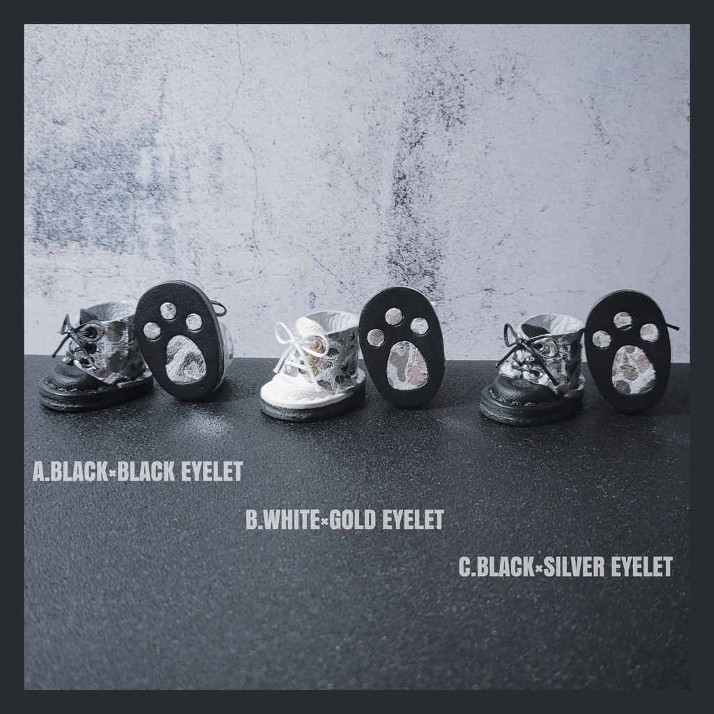 Nikukyu Sneakers ( Silver Leopard ) 再頒布✕