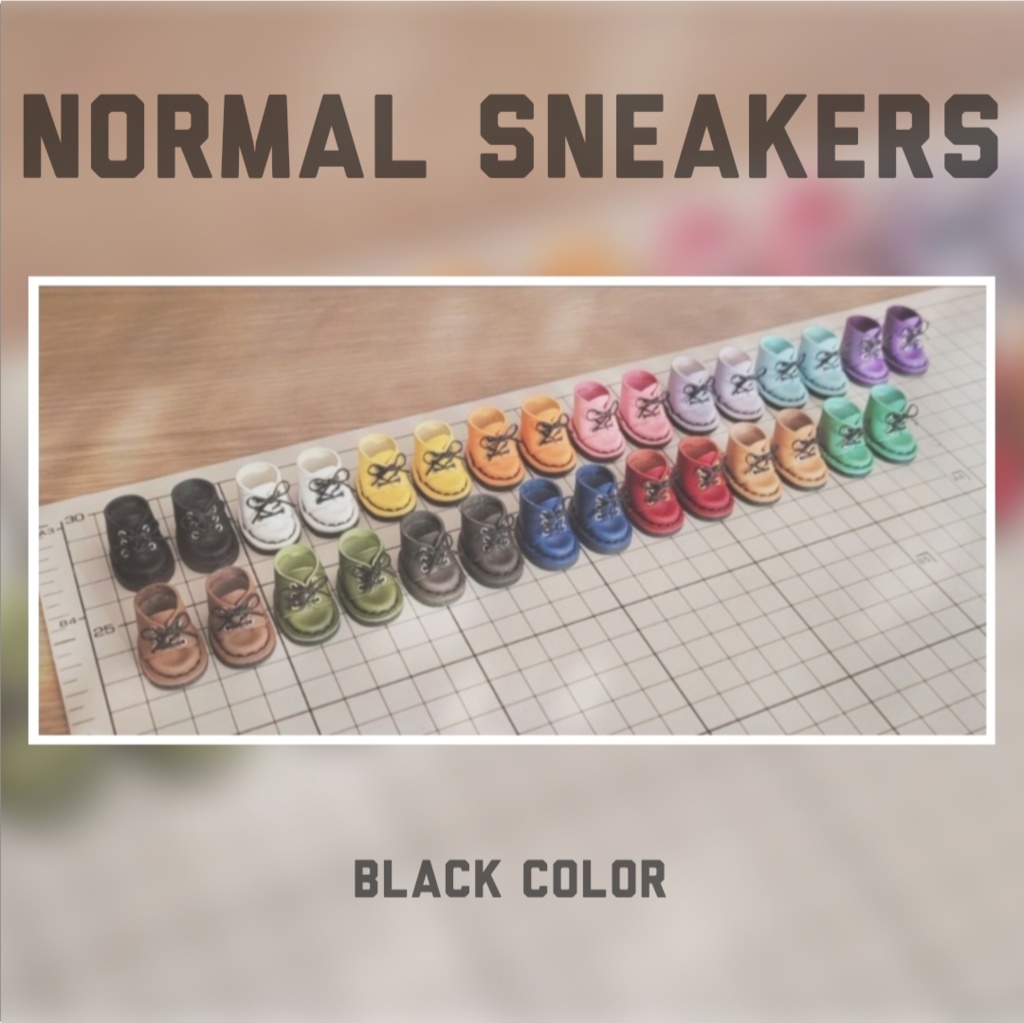 Normal Sneakers (肉球なし/靴底ブラック)