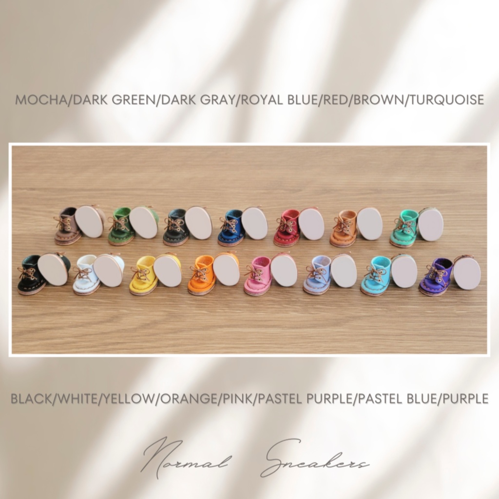 【2/1〜全点ハトメ金に変更】Normal Sneakers (肉球なし/靴底ベージュ)