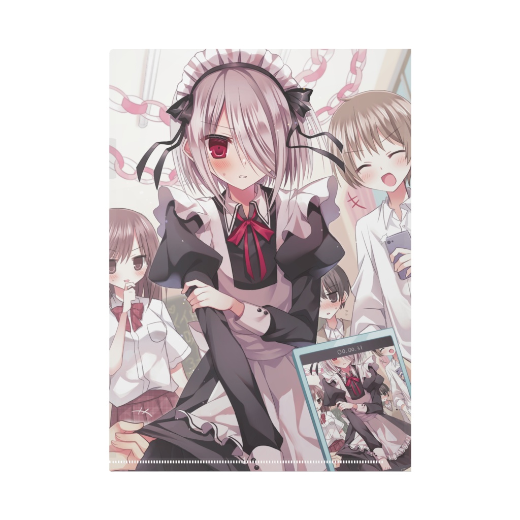 メイド服しぐまシータくんクリアファイル