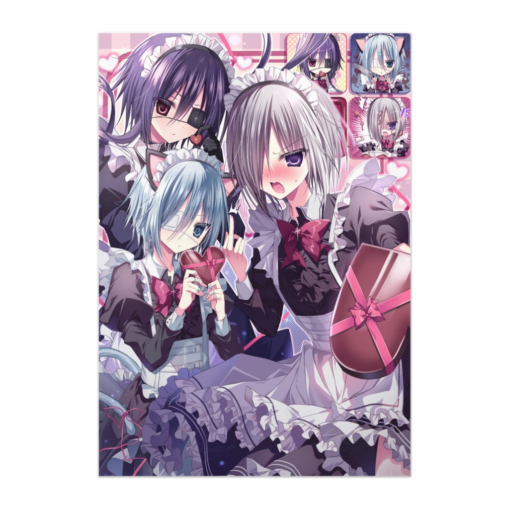 萌え萌えメイド♥シキクロイレオンぽすたー