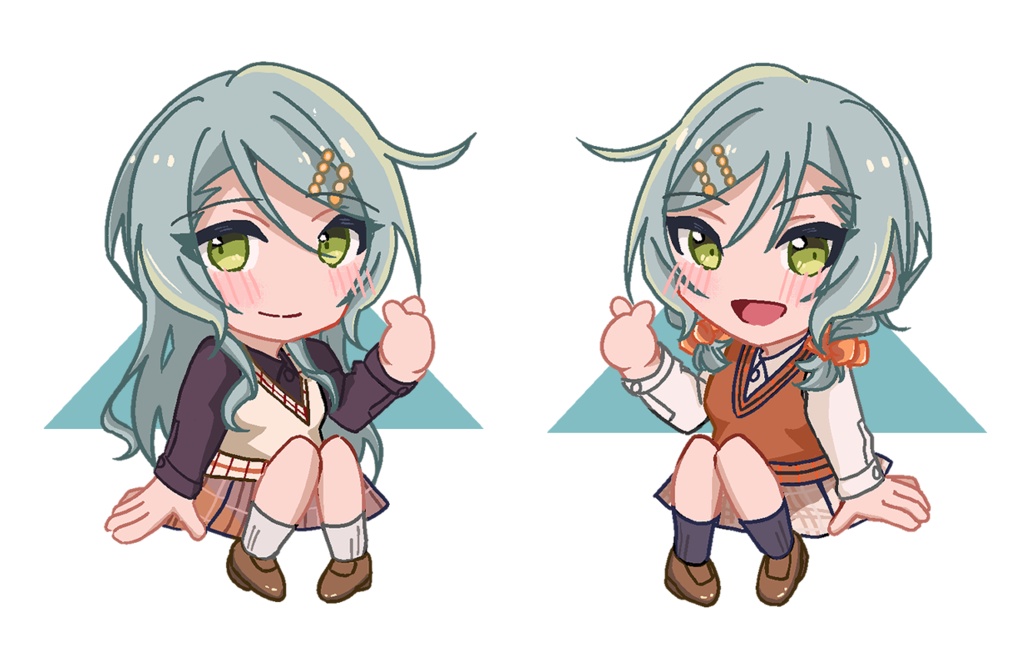 さよひなアクリルクリップセット